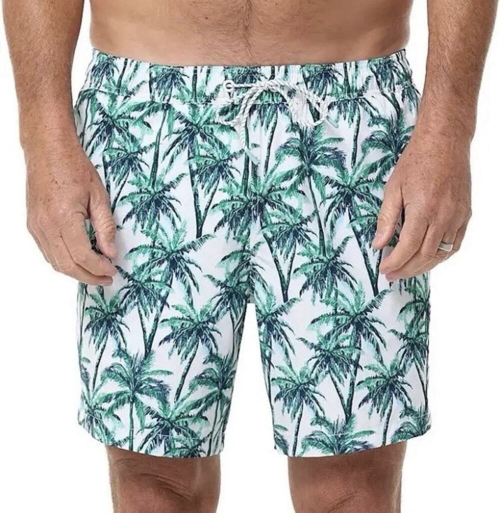 Bonobos Men's XXL 7" Inseam Stretch Mesh Interior Lining Swim Trunk Pockets